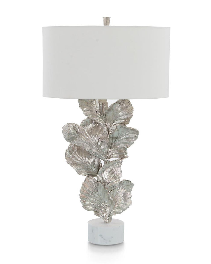 Roselani Leaf Sculpture Table Lamp - Luxury Living Collection