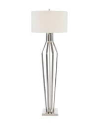 Medora Curved Frame Stainless Steel Floor Lamp - Luxury Living Collection