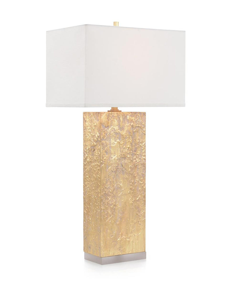 Ilse Washed Gold Column Table Lamp - Luxury Living Collection