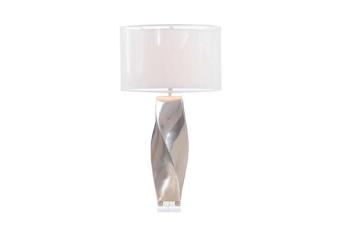 Lani Pewter Silver Table Lamp - Luxury Living Collection