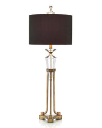 Charlee Faceted Crystal in Stand Buffet Lamp - Luxury Living Collection