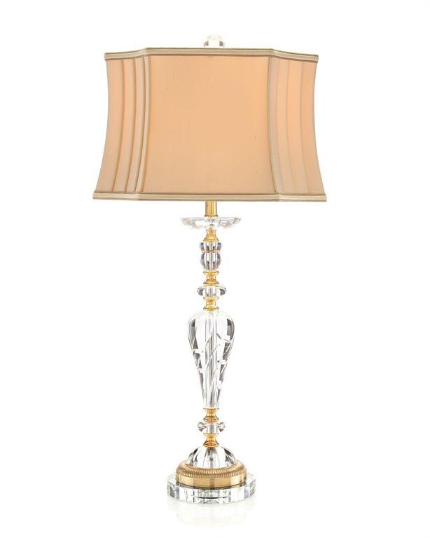 Esther Crystal Swirl Lamp - Luxury Living Collection