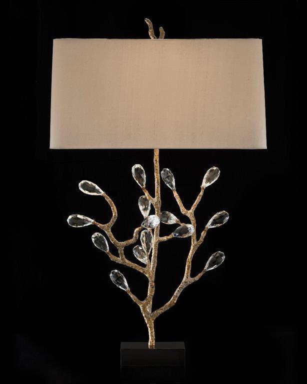 Augustus Budding Crystal Table Lamp - Luxury Living Collection