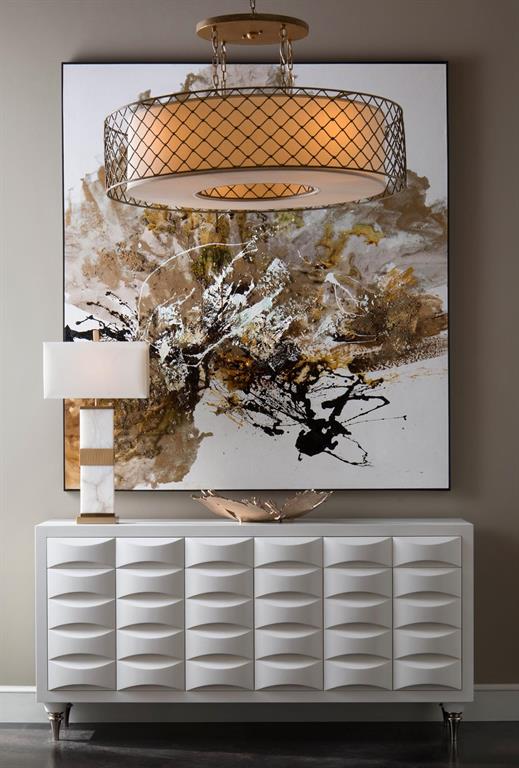 Peyton Alabaster Column Table Lamp - Luxury Living Collection