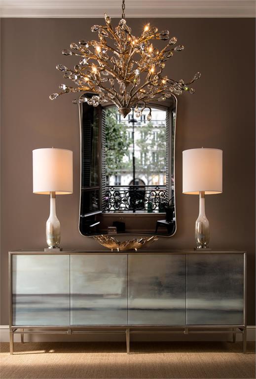 Zondra Handblown Golden Table Lamp - Luxury Living Collection