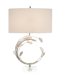 Roxie Swirling Agates in Silver Table Lamp - Luxury Living Collection