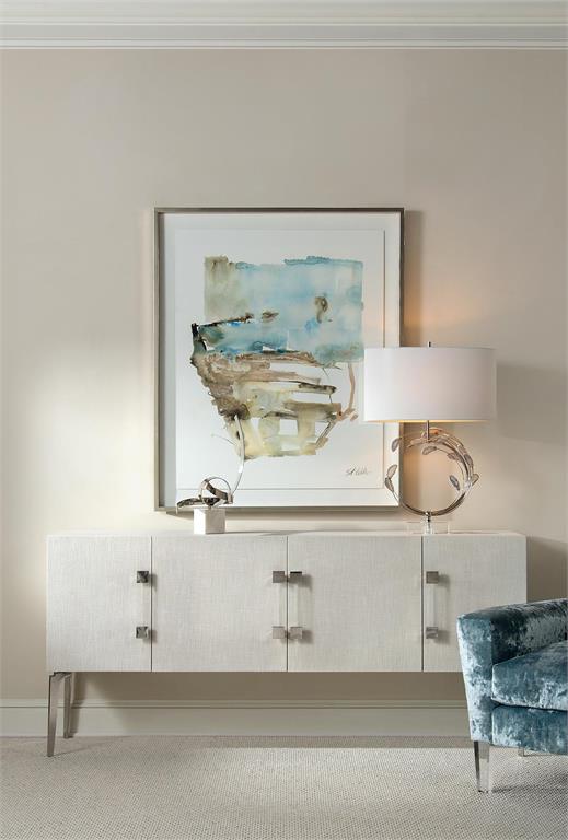 Roxie Swirling Agates in Silver Table Lamp - Luxury Living Collection