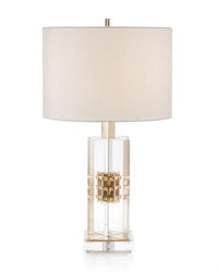 Naja Small Brass and Acrylic Table Lamp - Luxury Living Collection