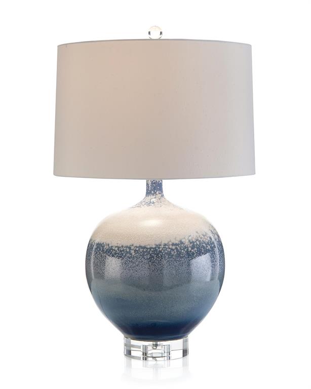 Kumani Sea and Surf Porcelain Table Lamp - Luxury Living Collection