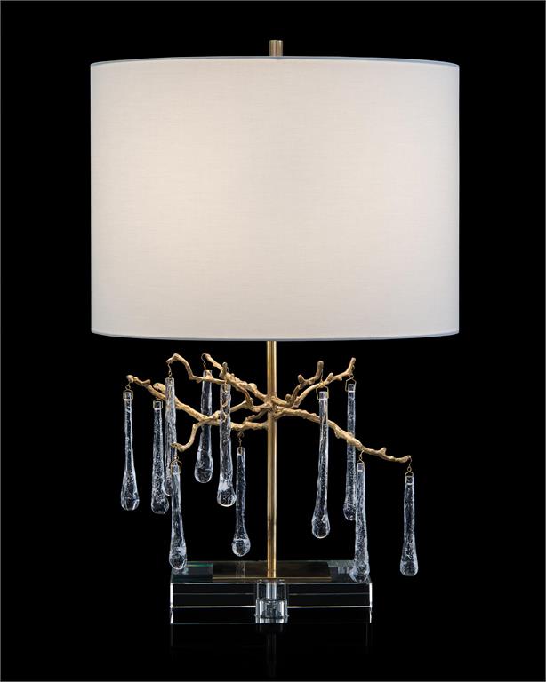 Allegra Branched Crystal Table Lamp - Luxury Living Collection