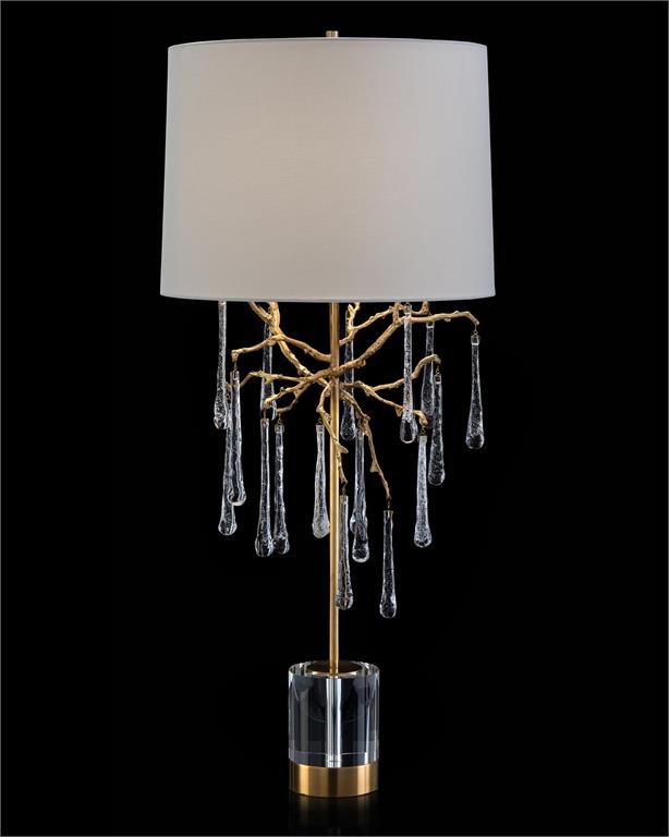 Allegra Branched Crystal Tall Table Lamp - Luxury Living Collection