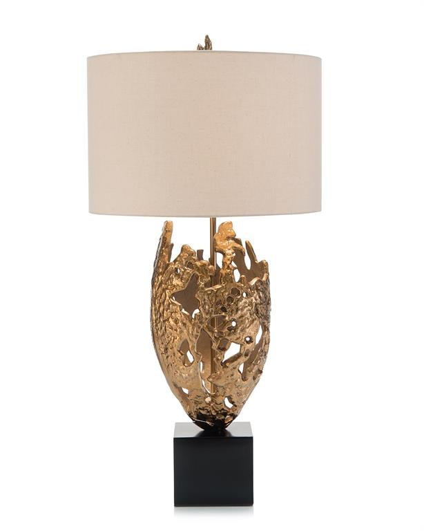 Frankie Bronze Vessel Table Lamp - Luxury Living Collection