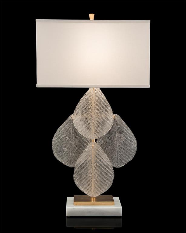 Exie Glass Petal Table Lamp - Luxury Living Collection