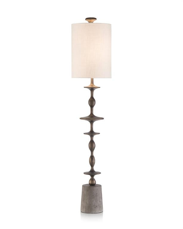 Makena Matte Black Baluster Candlestick Lamp - Luxury Living Collection