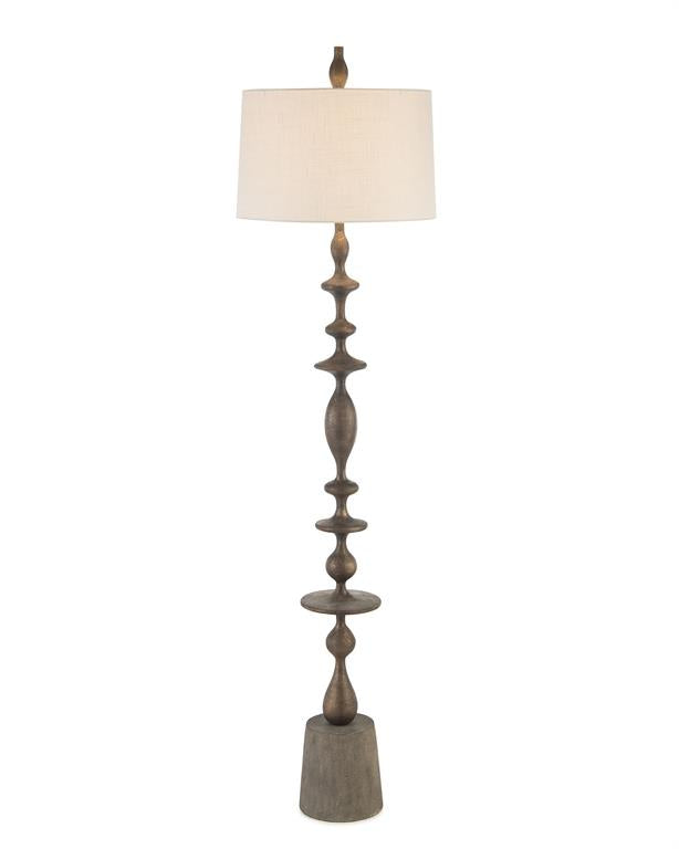 Makena Matte Black Baluster Floor Lamp - Luxury Living Collection