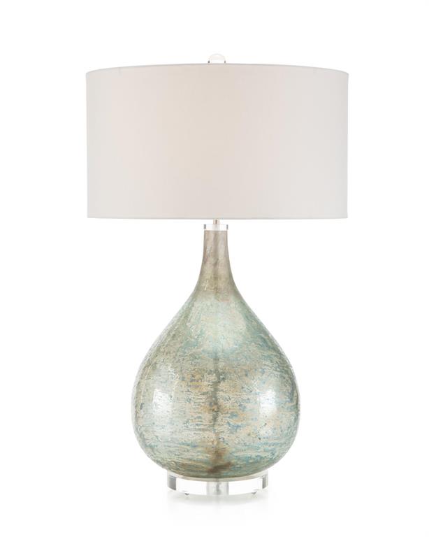 Hensely Table Lamp in Deep Ocean Blue - Luxury Living Collection