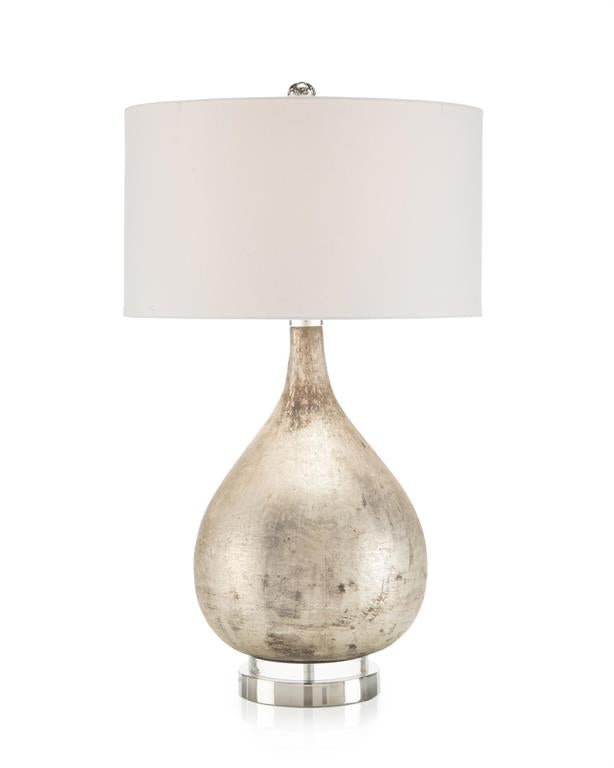 Hensely Table Lamp in Weathered Silver Finish - Luxury Living Collection