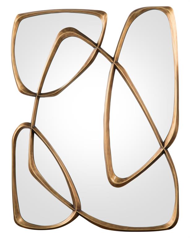 Penthouse Mayan Bronze Mirror - Luxury Living Collection