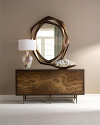 Waterfall Dark Bronze & Gold Mirror - Luxury Living Collection