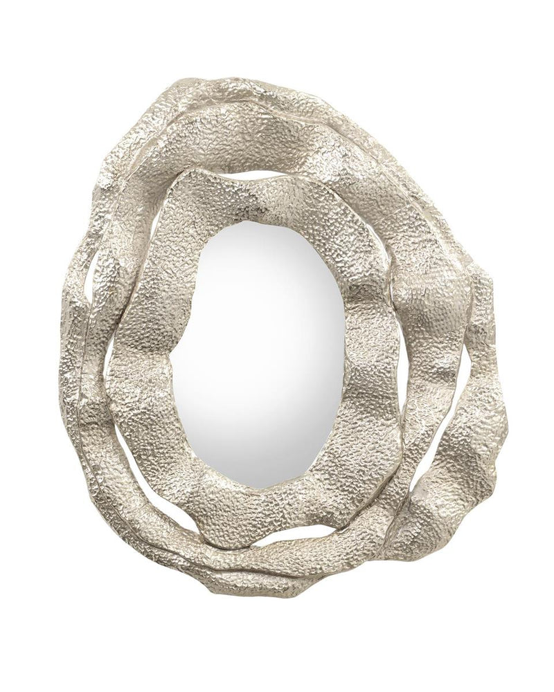 Ginerva Nickel Triple Frame Mirror - Luxury Living Collection