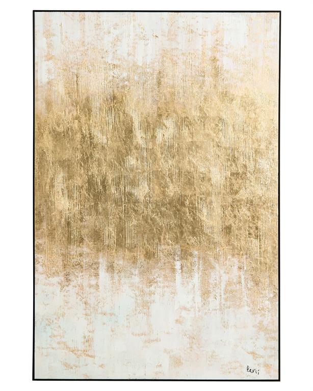 Francoise Golden Mist Painting - Luxury Living Collection