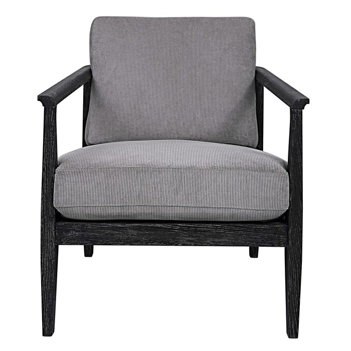 Palerma Steel Gray Accent Chair
