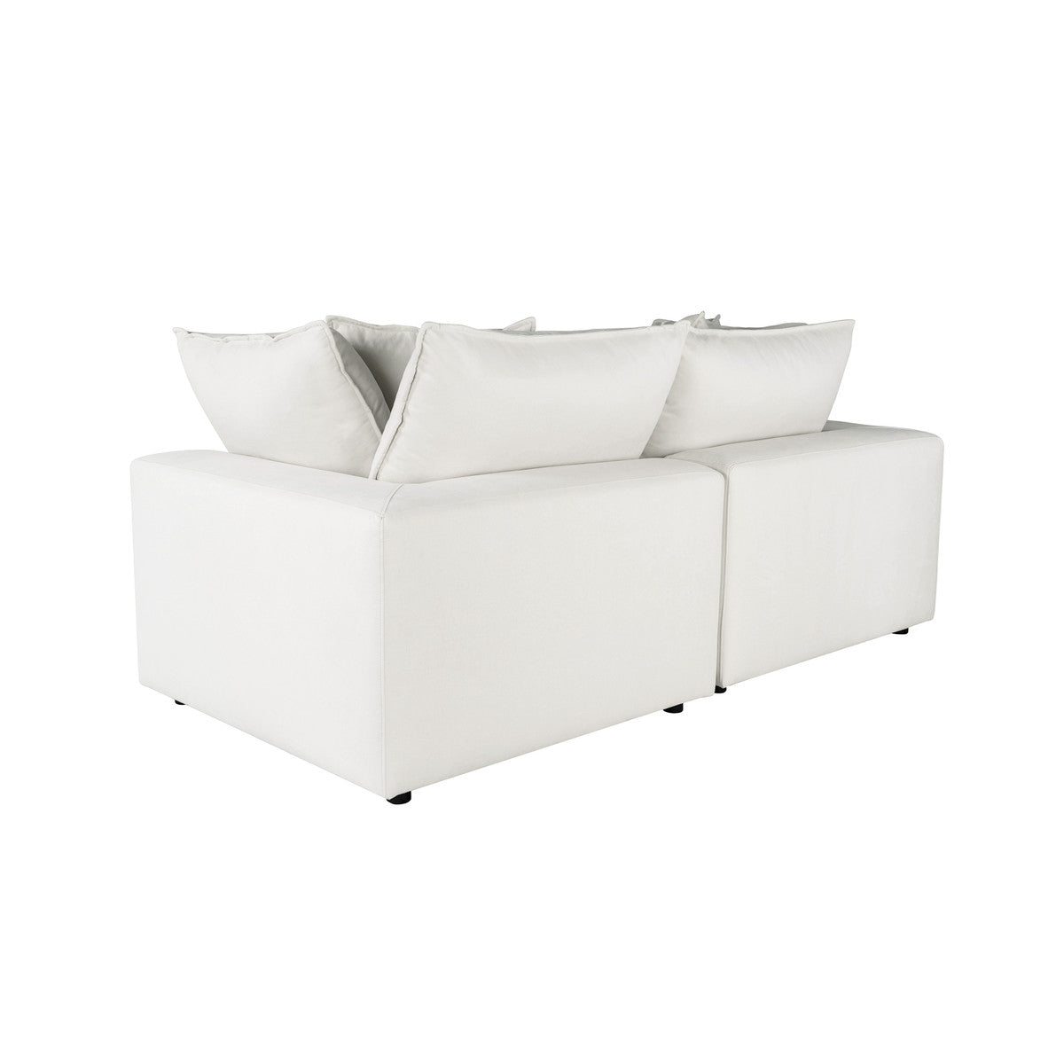 Carlie Pearl Modular Loveseat - Luxury Living Collection