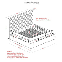 Emmarie Grey Velvet Platform Bed with Storage