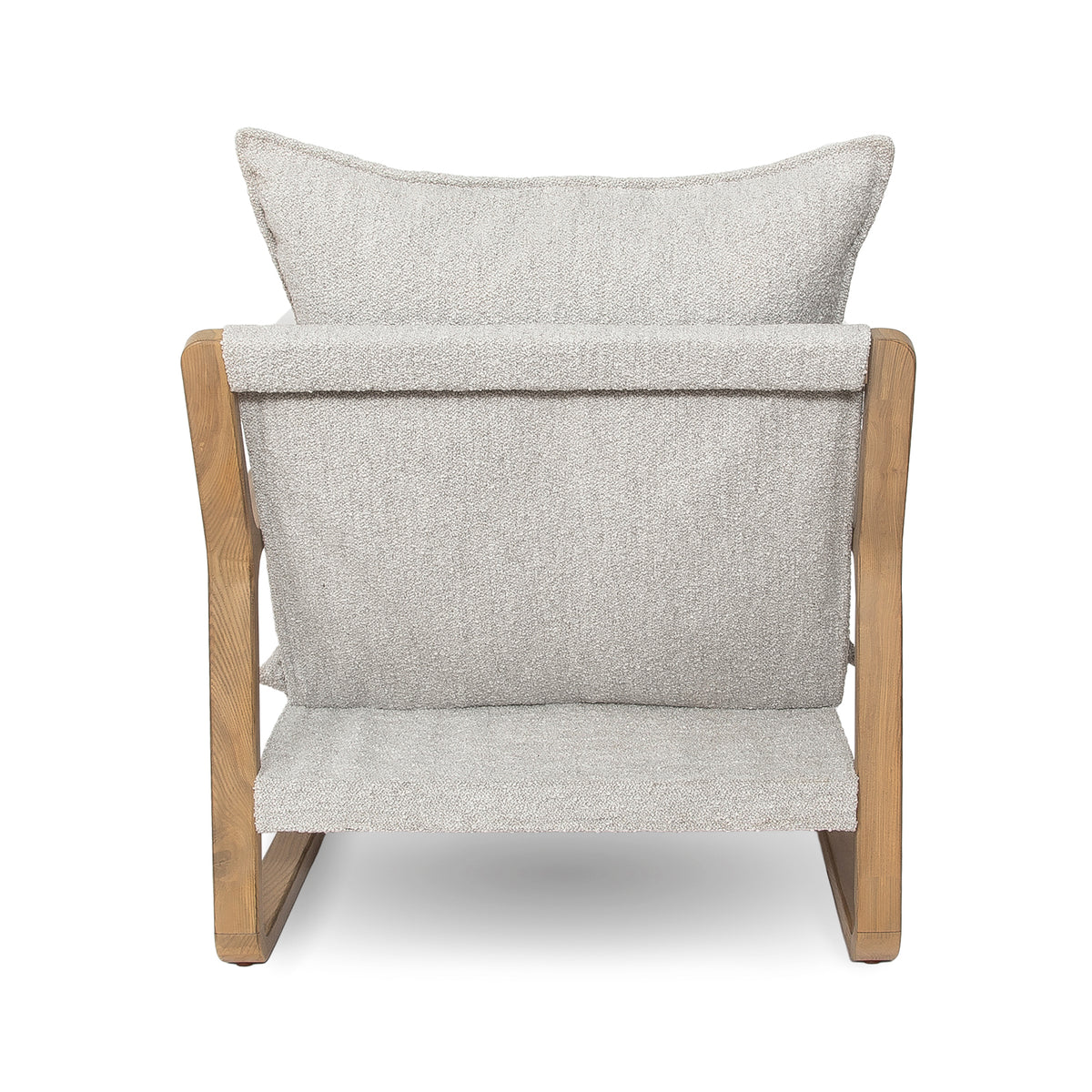 Evelyn Taupe Boucle Accent Chair