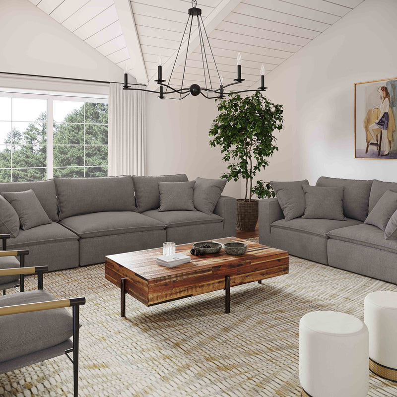 Carlie Slate Modular Loveseat - Luxury Living Collection