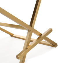 Lila Black Gold Steel Counter Stool - Luxury Living Collection