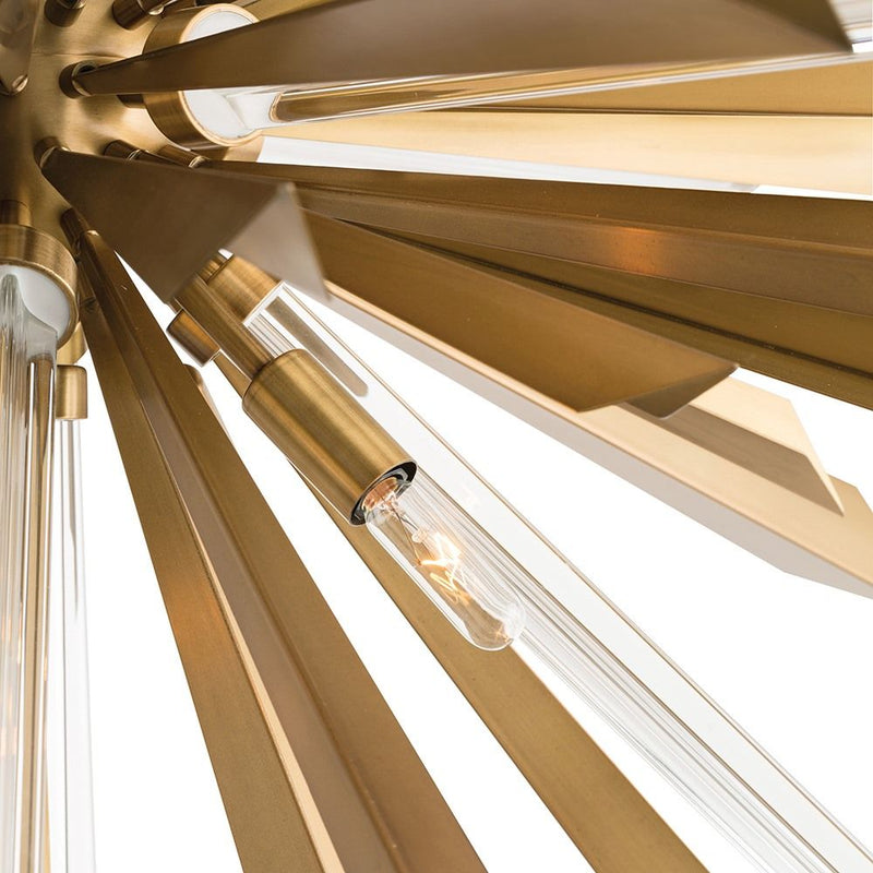 Ivana Antique Brass Chandelier