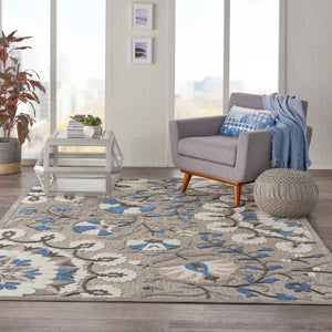 Letizia Grey & Multicolour Indoor/Outdoor Rug - Elegance Collection