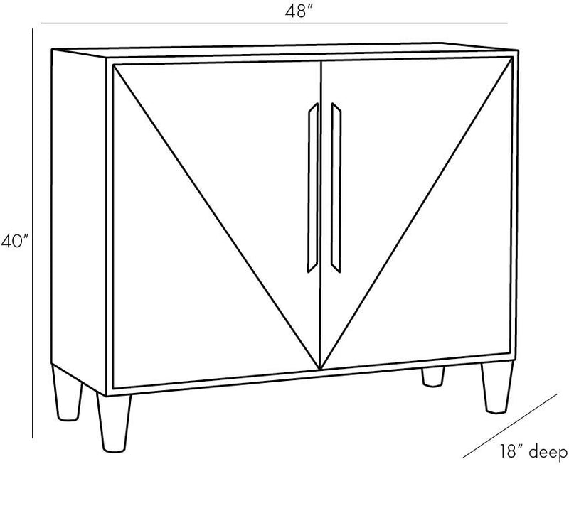 Lyle Ebony Cabinet