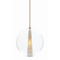 Kamora Polished Nickel Adjustable Pendant