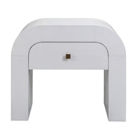 Lamisa White Nightstand - Luxury Living Collection