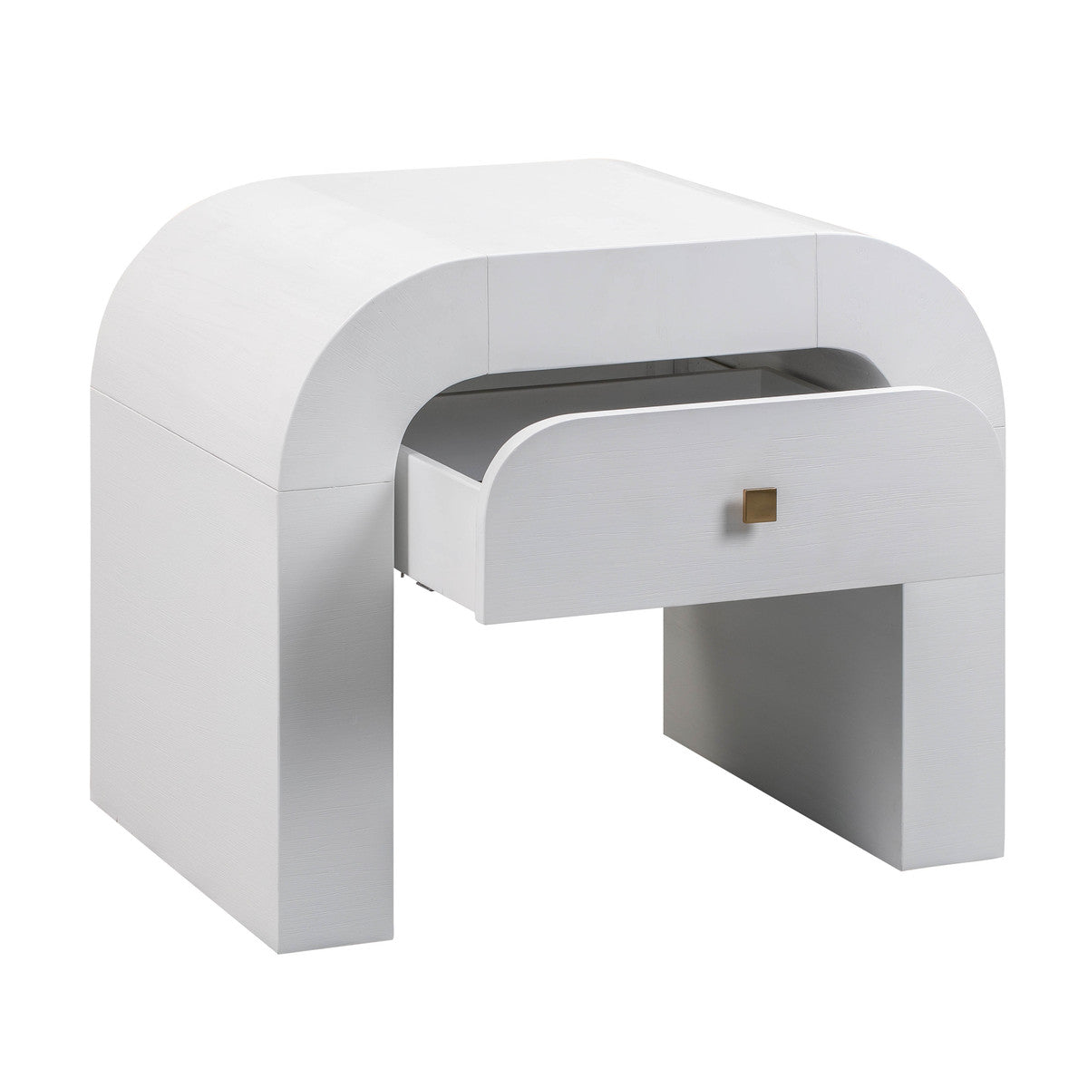 Lamisa White Nightstand - Luxury Living Collection