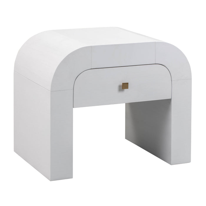 Lamisa White Nightstand - Luxury Living Collection