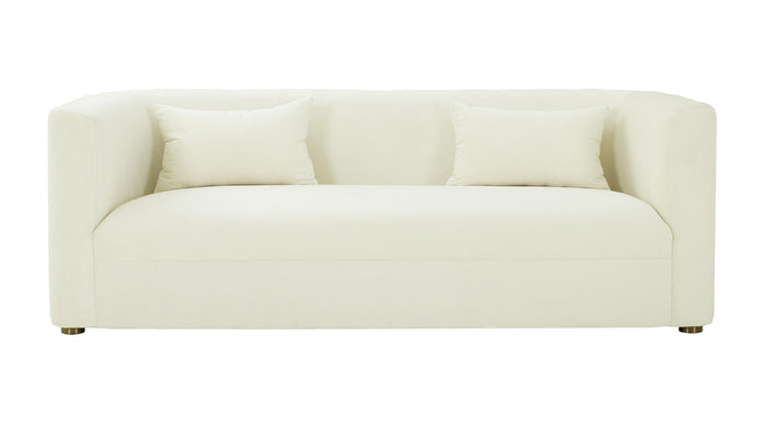 Laurent Cream Velvet Sofa - Luxury Living Collection