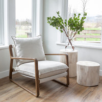 Evelyn Cream Accent Chair
