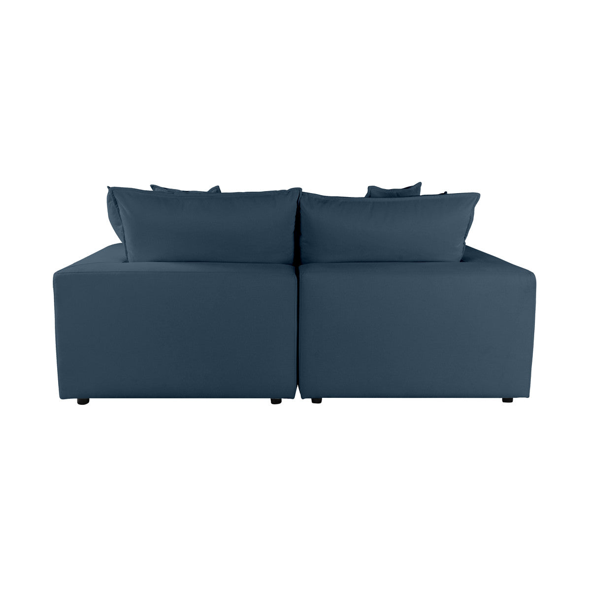 Carlie Navy Modular Loveseat - Luxury Living Collection