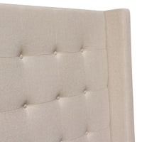 Solandis Sand Tufted Wing Bed