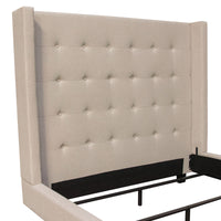 Solandis Sand Tufted Wing Bed