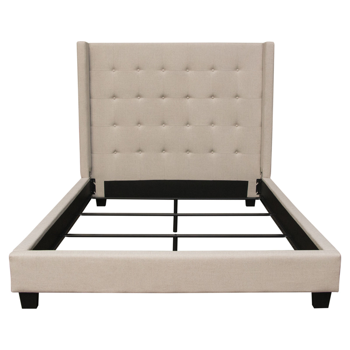 Solandis Sand Tufted Wing Bed