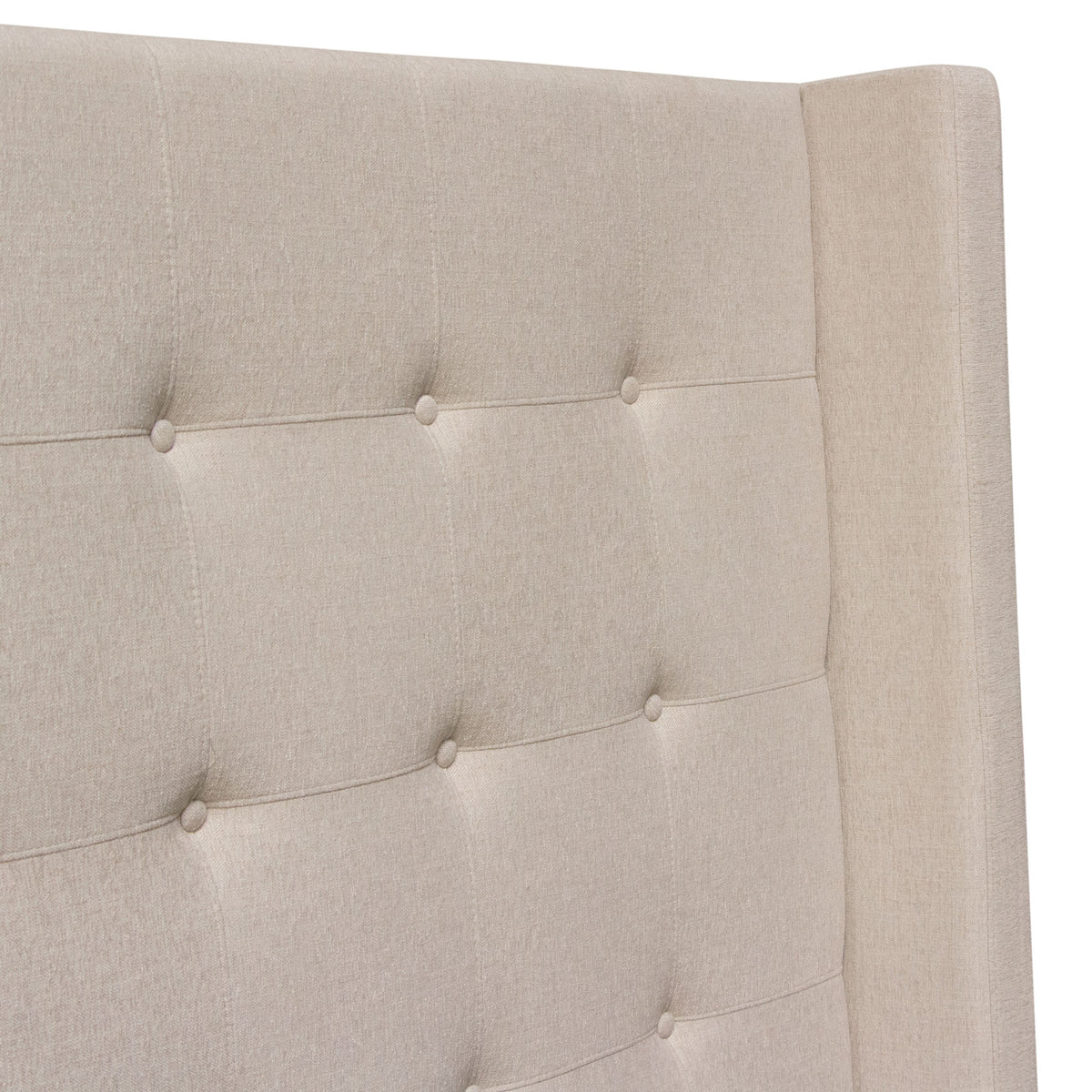 Solandis Sand Tufted Wing Bed