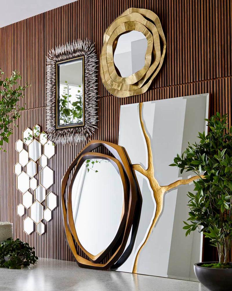 Mayan Exotic Gold Mirror - Luxury Living Collection