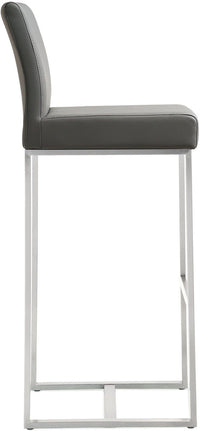Moriah Grey Steel Barstools (Set of 2) - Luxury Living Collection
