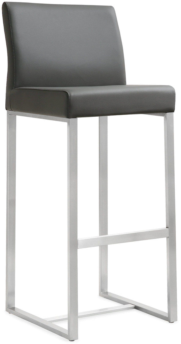 Moriah Grey Steel Barstools (Set of 2) - Luxury Living Collection
