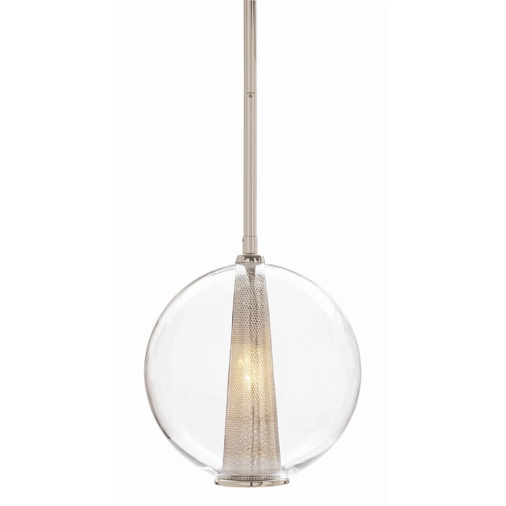 Kamora Polished Nickel Adjustable Pendant