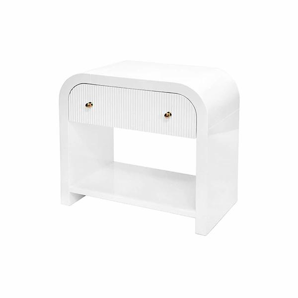 Mabel 30" White Nightstand/End Table